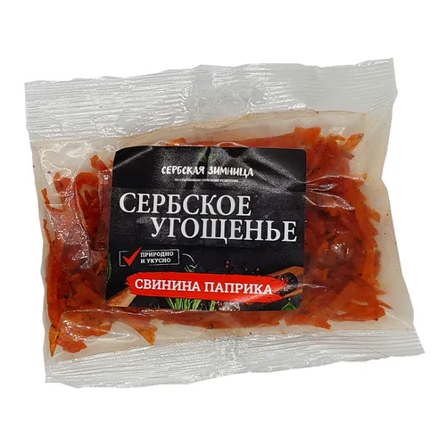 СОЛОМКА ИЗ СВИНИНЫ С ПАПРИКОЙ 50 ГР