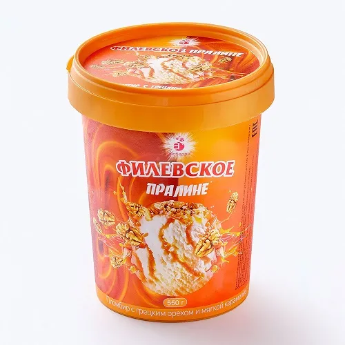 МОРОЖЕНОЕ ФИЛЕВСКОЕ ПЛОМ И МЯГ.КАРАМЕЛЬ ВЕДРО 550ГР