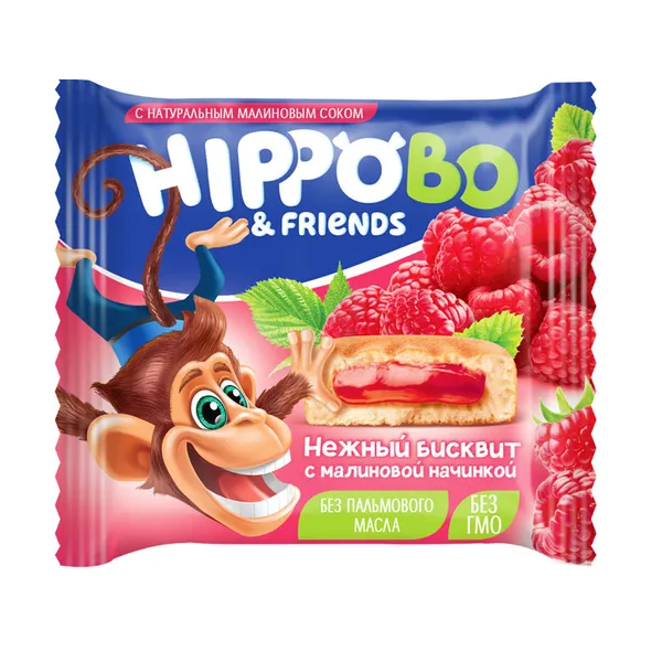 ПИРОЖНОЕ БОНДИ С МАЛИНОВОЙ НАЧИНКОЙ