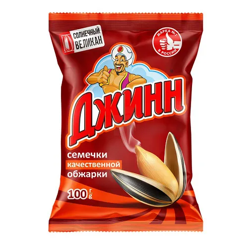 СЕМЕЧКИ ДЖИНН СОЛНЕЧНЫЙ ВЕЛИКАН 100ГР