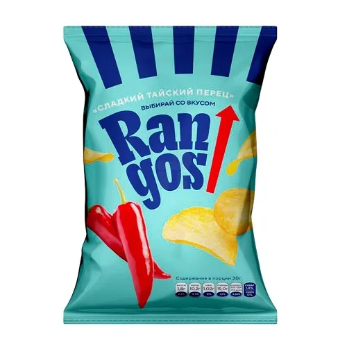 ЧИПСЫ РАНГОС 120ГР СЛАДКИЙ ТАЙСКИЙ ПЕРЕЦ