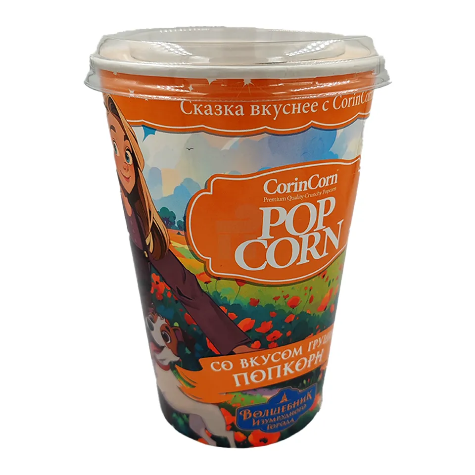 ПОПКОРН В СТАКАНЕ CORIN CORN ГРУША 90ГР