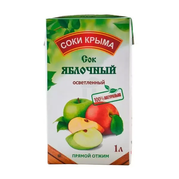 СОК СОКИ КРЫМА ЯБЛОЧНЫЙ 1 Л