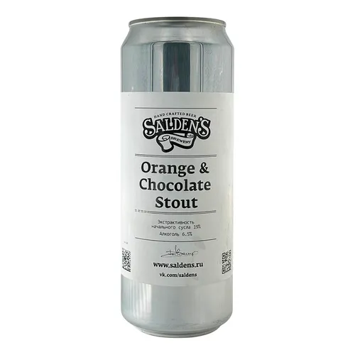 SALDEN'S CHOCOLATE ORANGE  STOUT