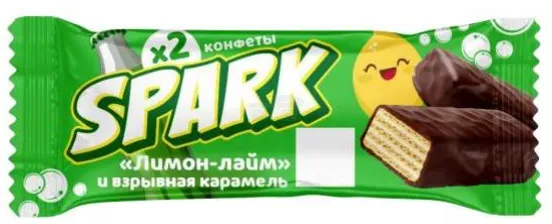 БАТОНЧИК ГЛАЗИРОВАННЫЙ "SUFLET" СО ВКУСОМ ЛИМОН-ЛАЙМ