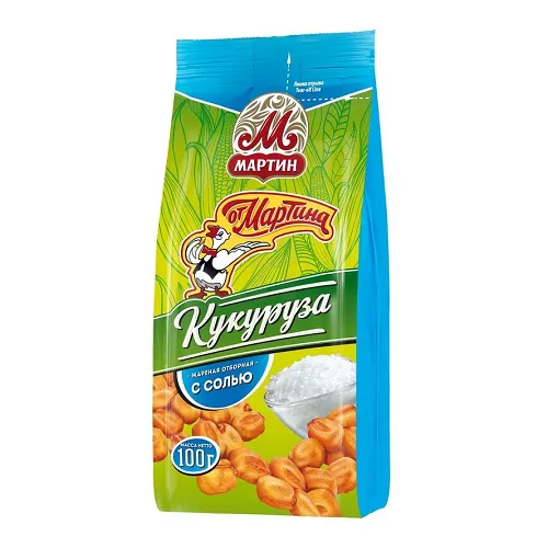 КУКУРУЗА МАРТИН С СОЛЬЮ 100 Г