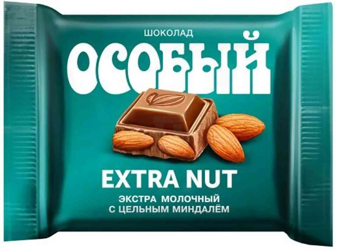 ШОКОЛАД ОСОБЫЙ МОЛОЧНЫЙ С МИНДАЛЕМ