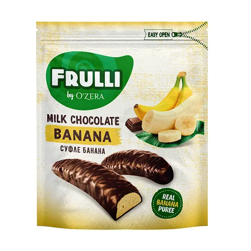 СУФЛЕ БАНАН В ШОКОЛАДЕ