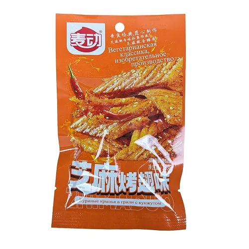 СОЕВАЯ ЗАКУСКА СО ВКУСОМ КУРИНЫХ КРЫЛЫШЕК НА ГРИЛЕ 18ГР