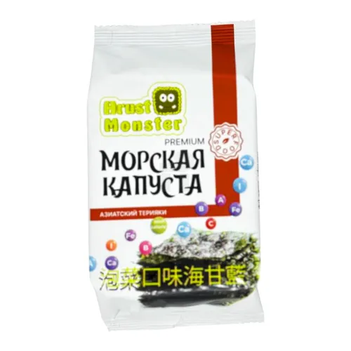 МОРСКАЯ КАПУСТА СО ВКУСОМ ТЕРИЯКИ 5ГР