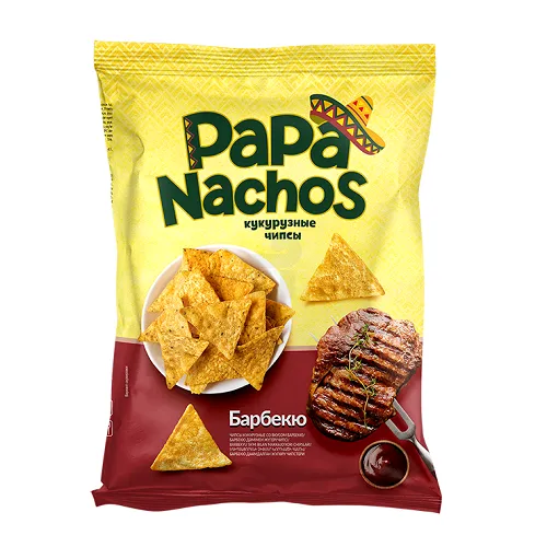 ЧИПСЫ NACHOS КУКУРУЗНЫЕ БАРБЕКЮ 75ГР