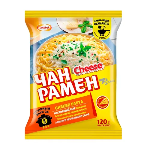 ЛАПША ЧАН РАМЕН CHEESE PASTA 120 Г