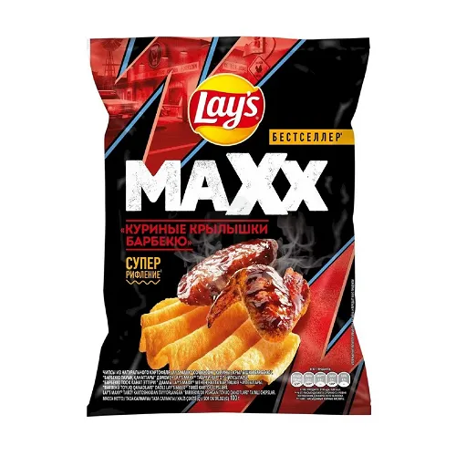 ЛЭЙС МАКС КУРИНЫЕ КРЫЛЫШКИ БАРБЕКЮ 100Г