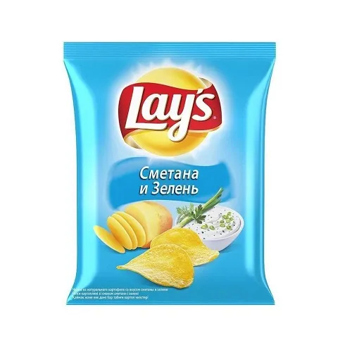 LAYS 70ГР СМЕТАНА ЗЕЛЕНЬ