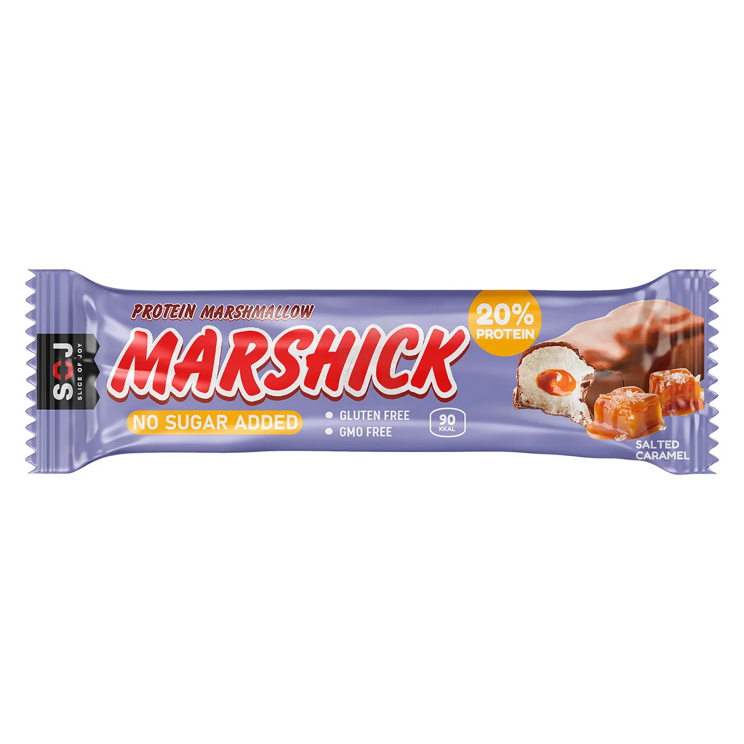 БАТОНЧИК MARSHIСK С СОЛЕНОЙ КАРАМЕЛЬЮ