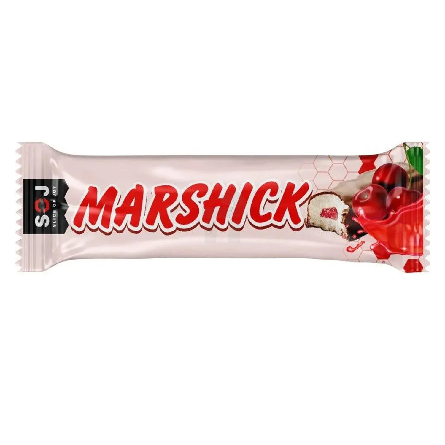 БАТОНЧИК MARSHIСK MARSHMALLOW С ВИШНЕВОЙ НАЧИНКОЙ