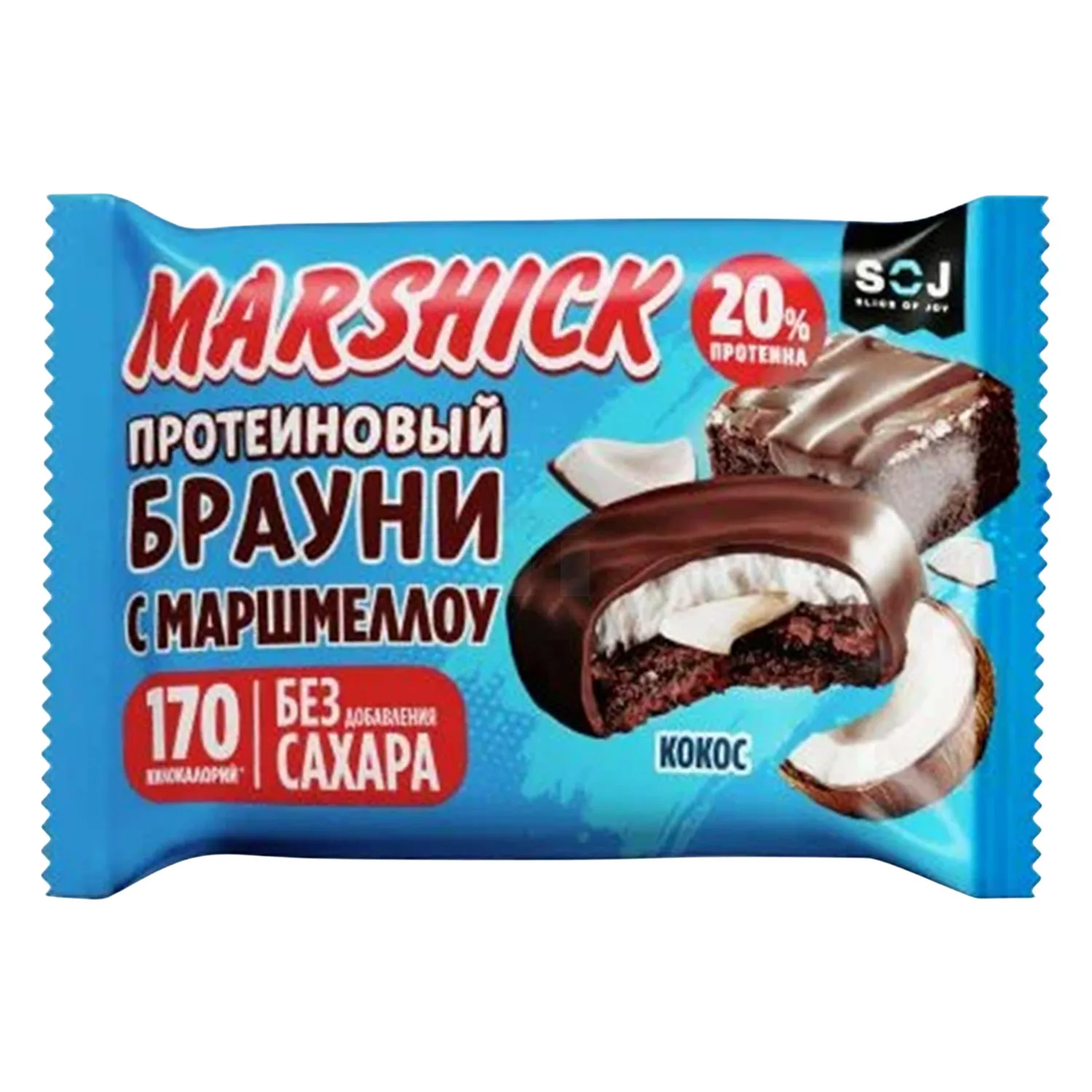 ПЕЧЕНЬЕ ПРОТЕИНОВОЕ "MARSHICK" С КОКОСОМ