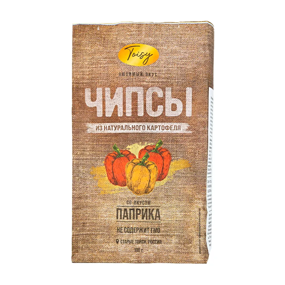 ЧИПСЫ ТОЙСИ ПАПРИКА 100ГР